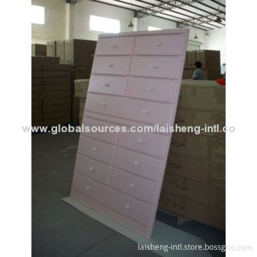 Chest of Drawers, White Paint, Made of MDF